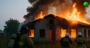 Пожар. Иллюстрация создана "Кавказским узлом" с помощью ИИ в программе Copilot Пожар. Иллюстрация создана "Кавказским узлом" с помощью ИИ в программе Copilot