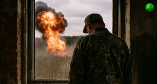 Военный на СВО. Иллюстрация создана "Кавказским узлом" с помощью ИИ в программе Copilot Военный на СВО. Иллюстрация создана "Кавказским узлом" с помощью ИИ в программе Copilot