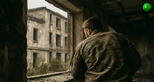 Военный на СВО. Иллюстрация создана "Кавказским узлом" с помощью ИИ в программе Copilot Военный на СВО. Иллюстрация создана "Кавказским узлом" с помощью ИИ в программе Copilot