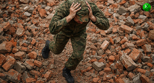 Военный на СВО. Иллюстрация создана "Кавказским узлом" с помощью ИИ в программе Copilot