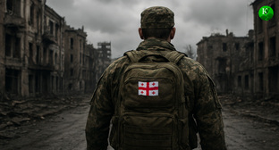 Военный из Грузии на СВО. Иллюстрация создана «Кавказским узлом» с помощью ИИ в программе Copilot Военный из Грузии на СВО. Иллюстрация создана «Кавказским узлом» с помощью ИИ в программе Copilot