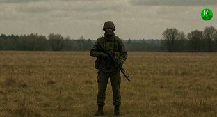 Военнослужащий. Иллюстрация "Кавказского узла" созданная при помощи ИИ в программе Copilot Военнослужащий. Иллюстрация "Кавказского узла" созданная при помощи ИИ в программе Copilot