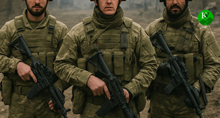 Военнослужащие. Иллюстрация "Кавказского узла" созданная ИИ при помощи программы Copilot Военнослужащие. Иллюстрация "Кавказского узла" созданная ИИ при помощи программы Copilot