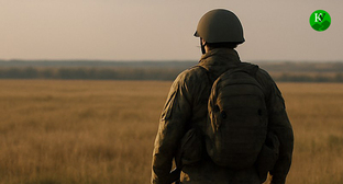 Военнослужащий. Иллюстрация "Кавказского узла" созданная ИИ при помощи программы Copilot Военнослужащий. Иллюстрация "Кавказского узла" созданная ИИ при помощи программы Copilot