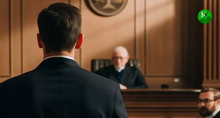 Мужчина в зале суда. Иллюстрация "Кавказского узла" созданная ИИ при помощи программы Copilot Мужчина в зале суда. Иллюстрация "Кавказского узла" созданная ИИ при помощи программы Copilot