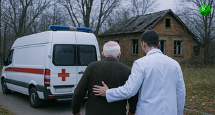 A victim and an ambulance. Illustration created by the Caucasian Knot using AI in the Copilot program. A victim and an ambulance. Illustration created by the Caucasian Knot using AI in the Copilot program.