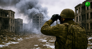 Военный на СВО. Иллюстрация создана «Кавказским узлом» с помощью ИИ в программе Copilot