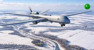 Беспилотник. Иллюстрация "Кавказского узла" созданная ИИ при помощи программы Copilot