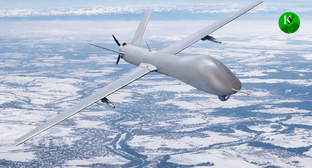 Беспилотник. Иллюстрация создана "Кавказским узлом" при помощи ИИ в программе Copilot