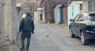 На месте перестрелки в ереванском районе Ачапняк. Февраль 2026 г. Фото: https://www.golosarmenii.am