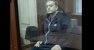 Руфат Исмаилов в суде. Ноябрь 2023 года. Кадр видео Shot https://t.me/shot_shot/59124