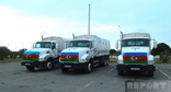 Грузовики с гуманитарной помощью Азербайджана Ирану. 10 марта 2026 года. Фото: Report https://report.az/xarici-siyaset/azerbaycan-prezidentinin-tapsirigina-esasen-irana-humanitar-yardim-yola-salinib