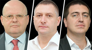 Евгений Горобец, Роман Рябцев и Аслан Ачмизов (слева направо). Фото: Администрация города Сочи