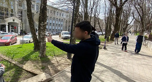 Сотрудник кофейни в Ставрополе. Фото: УФСБ России