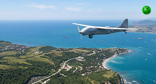 Беспилотник. Иллюстрация создана "Кавказским узлом" при помощи ИИ в программе Copilot