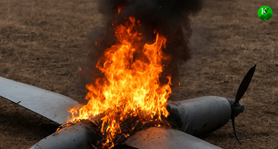 Обломки БПЛА. Иллюстрация создана «Кавказским узлом» с помощью ИИ в программе Copilot