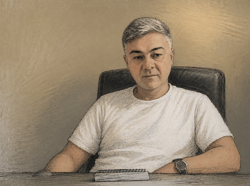 Фариз Намазлы, юрист. Иллюстрация создана Meydan.TV при помощи ИИ в программе ChatGPT.