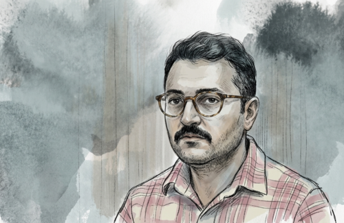 Ахад Ахадли, медиаэксперт. Иллюстрация создана Meydan.TV при помощи ИИ в программе Gemini.