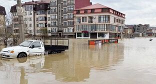 Наводнение в Махачкале, 7 апреля 2026 года. Кадр сюжета "Первого канала". 