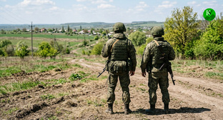 Военнослужащие. Иллюстрация создана "Кавказским узлом" при помощи ИИ в программе Copilot