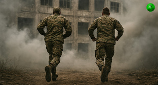 Военные на СВО. Иллюстрация создана «Кавказским узлом» с помощью ИИ в программе Copilot