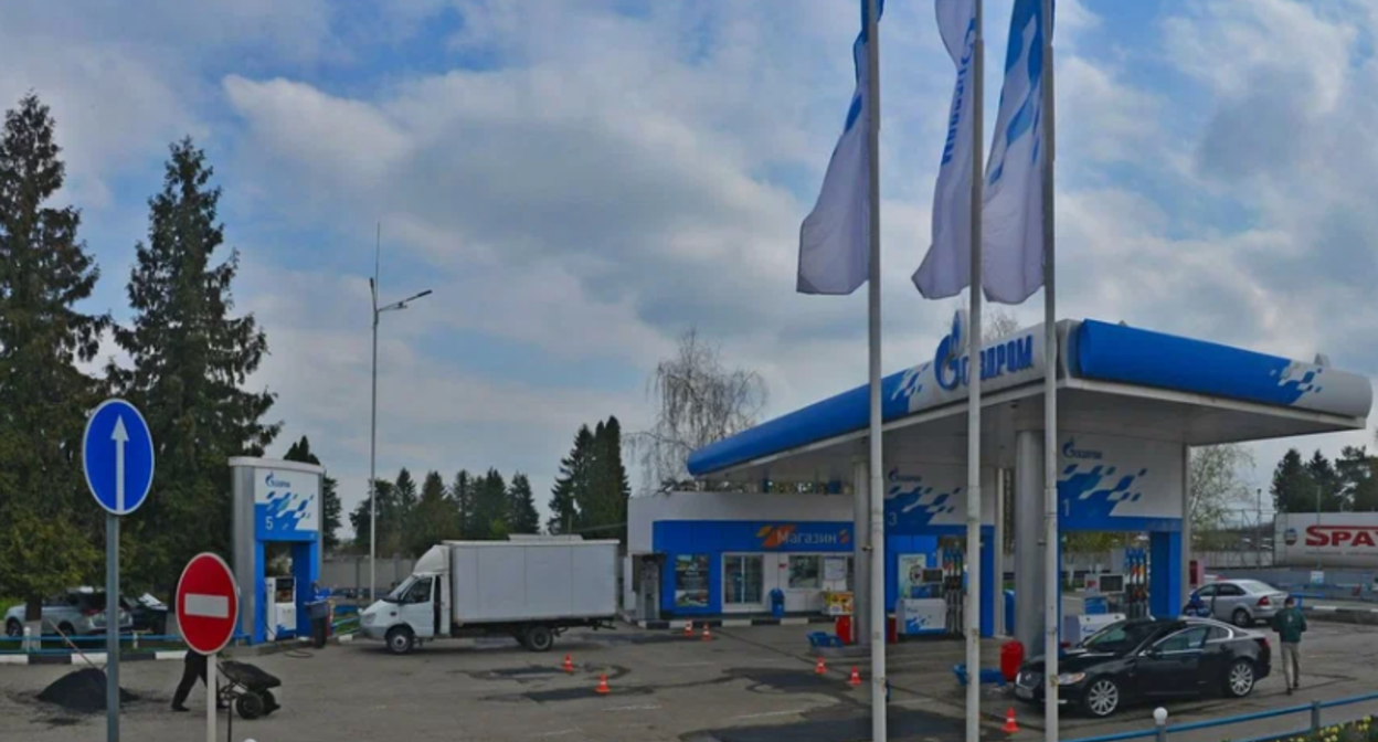 АЗС "Газпром" в Северной Осетии. Скриншот фото "Яндекс.Карты".