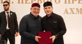 Адам Кадыров получил звание "Почетный гражданин Курчалоевского района". Фото: пресс-служба Совбеза Чечни / Telegram