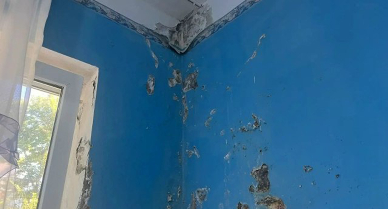 Помещение в детсаду "Радуга" в Туапсе. Скриншот публикации https://t.me/my_tuapse/38348