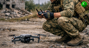 Военный на СВО. Иллюстрация создана «Кавказским узлом» с помощью ИИ в программе Copilot