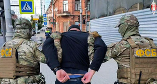 Задержание жителя Краснодарского края. 9 сентября 2026 г. Фото: УФСБ России по Краснодарскому краю