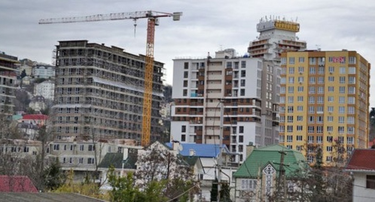 Строительство домов в Сочи. Фото "Кавказского узла"