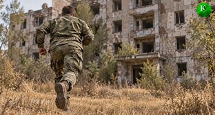 Военный на СВО. Иллюстрация создана «Кавказским узлом» с помощью ИИ в программе Copilot