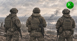 Военнослужащие. Иллюстрация создана "Кавказским узлом" при помощи ИИ в программе Copilot